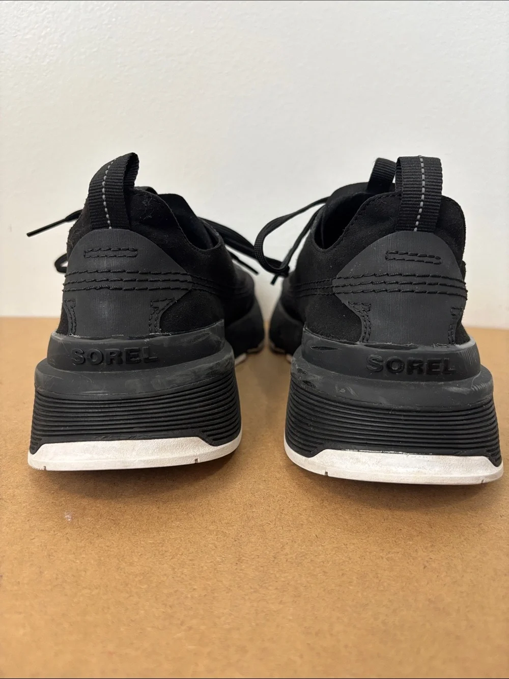 Sorel Kinetic Rush Ripstop Black Women’s Sneakers Size 8.5